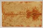 Plaquettes pour la coutellerie, Loupe d'Erable Ngundo stabilis orange, ref:PLpErs46771o