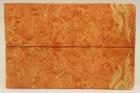 Plaquettes pour la coutellerie, Loupe d'Erable Ngundo stabilis orange, ref:PLpErs46774o