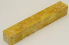 Carrelet  stylo, Loupe d'Erable Ngundo stabilis jaune, ref:SLpErs60836j