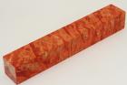 Carrelet  stylo, Loupe d'Erable Ngundo stabilis orange, ref:SLpErs60844o