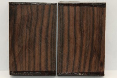 Plaquettes pour pistolet, Ebène de Macassar, ref:PPIEbMac52258