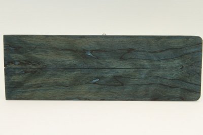 Chasse de rasoir, Hêtre échauffé stabilisé bleu, ref:RAHs54858b