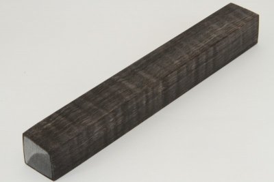 Carrelet à stylo, Erable sycomore ondé stabilisé noir, ref:SESOs55004nr