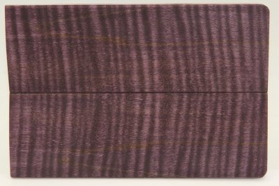 Plaquettes pour la coutellerie, Erable sycomore ondé stabilisé violet, ref:PESOs59419vi
