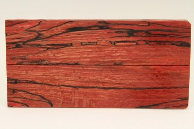 Plaquettes pour la coutellerie, Hêtre échauffé stabilisé rouge, ref:PHs62994r