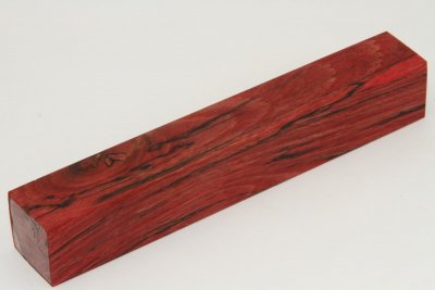 Carrelet à stylo, Hêtre échauffé stabilisé rouge, ref:SHs63441r