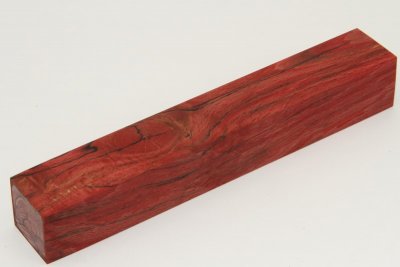 Carrelet à stylo, Hêtre échauffé stabilisé rouge, ref:SHs63440r