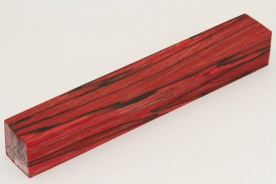 Carrelet à stylo, Hêtre échauffé stabilisé rouge, ref:SHs63444r