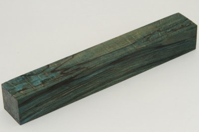 Carrelet à stylo, Hêtre échauffé stabilisé bleu, ref:SHs63450b