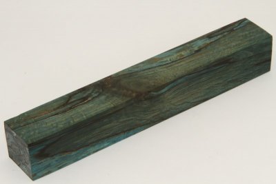 Carrelet à stylo, Hêtre échauffé stabilisé bleu, ref:SHs63451b