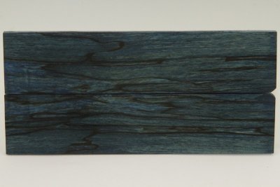 Plaquettes pour la coutellerie, Hêtre échauffé stabilisé bleu, ref:PHs63482b
