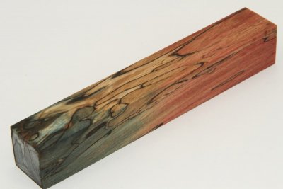Carrelet à stylo, Hêtre échauffé stabilisé bleu, blanc, rouge ( JO 2024 ), ref:SHs63543mu