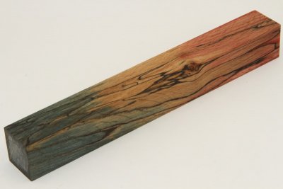 Carrelet à stylo, Hêtre échauffé stabilisé bleu, blanc, rouge ( JO 2024 ), ref:SHs63547mu