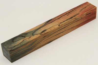Carrelet à stylo, Hêtre échauffé stabilisé bleu, blanc, rouge ( JO 2024 ), ref:SHs63553mu