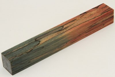 Carrelet à stylo, Hêtre échauffé stabilisé bleu, blanc, rouge ( JO 2024 ), ref:SHs63551mu