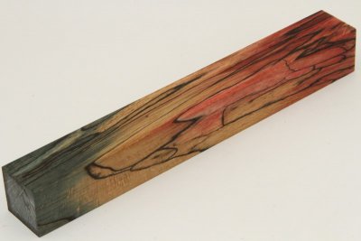Carrelet à stylo, Hêtre échauffé stabilisé bleu, blanc, rouge ( JO 2024 ), ref:SHs63556mu