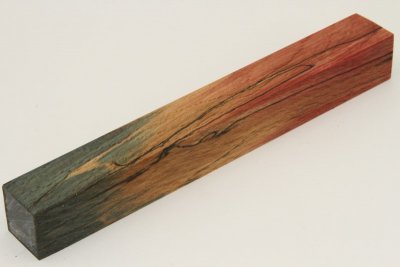 Carrelet à stylo, Hêtre échauffé stabilisé bleu, blanc, rouge ( JO 2024 ), ref:SHs63552mu