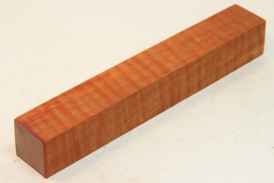 Carrelet à stylo, Erable sycomore ondé stabilisé orange, ref:SESOs2763o