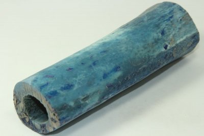 Os d'autruche, stabilisé bleu, ref:Tibia22436