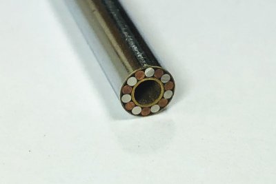Rivet mosaïque pour lanière, tige de Ø 5 mm x 150 mm, ref:RVmos-L5N2-C