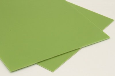 Intercalaires en G10, vert, lot de 2 feuilles, ref:Int-G10-vert