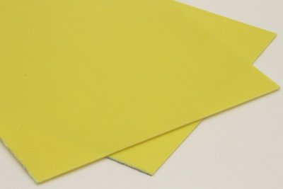 Intercalaires en G10, jaune, lot de 2 feuilles, ref:Int-G10-jaune