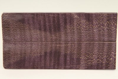 Plaquettes pour la coutellerie, Erable sycomore ondé stabilisé violet, ref:PESOs44361vi
