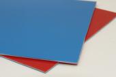 Intercalaire en G10, la feuille tricolore, bleu ,blanc, rouge, ref:Int-G10-bBlcr