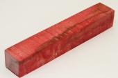 Carrelet à stylo, Erable sycomore ondé stabilisé rouge, ref:SESOs45400r