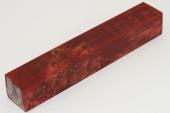 Carrelet à stylo, Bouleau de Carélie stabilisé rouge, ref:SBMs51346r