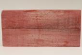 Plaquettes pour la coutellerie, Erable sycomore ondé stabilisé rouge, ref:PESOs51511r