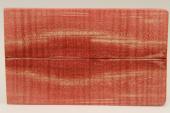 Plaquettes pour la coutellerie, Erable sycomore ondé stabilisé rouge, ref:PESOs51515r
