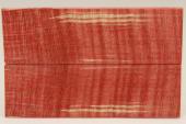 Plaquettes pour la coutellerie, Erable sycomore ondé stabilisé rouge, ref:PESOs51516r