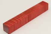 Carrelet à stylo, Erable sycomore ondé stabilisé rouge, ref:SESOs54558r