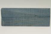 Chasse de rasoir, Erable sycomore ondé stabilisé bleu, ref:RAESOs57646b