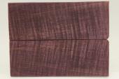 Plaquettes pour la coutellerie, Erable sycomore ondé stabilisé violet, ref:PESOs59421vi