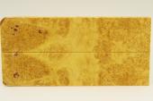 Plaquettes pour la coutellerie, Loupe d'Erable Négundo stabilisé jaune, ref:PLpErs59597j