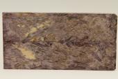 Plaquettes pour la coutellerie, Loupe d'Erable stabilisé violet, ref:PLpErs60624vi