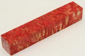 Carrelet  stylo, Loupe d'Erable Ngundo stabilis rouge, ref:SLpErs61583r