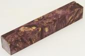Carrelet à stylo, Loupe d'Erable Négundo stabilisé violet, ref:SLpErs61592vi