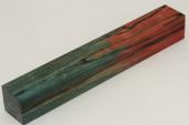 Carrelet à stylo, Hêtre échauffé stabilisé multicolore, ref:SHs63154mu