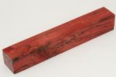 Carrelet à stylo, Hêtre échauffé stabilisé rouge, ref:SHs63440r