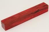 Carrelet à stylo, Hêtre échauffé stabilisé rouge, ref:SHs63442r