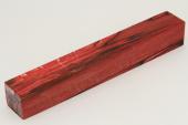 Carrelet à stylo, Hêtre échauffé stabilisé rouge, ref:SHs63444r