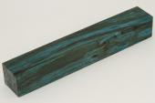 Carrelet à stylo, Hêtre échauffé stabilisé bleu, ref:SHs63449b