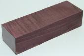 Bloc pour la coutellerie, Erable sycomore ondé sur maille stabilisé violet, ref:BESOs10659vi
