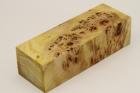 Bloc pour la coutellerie, Loupe de Peuplier stabilis jaune, ref:BLpPEs52707j