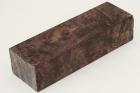 Bloc pour la coutellerie, Loupe de Peuplier stabilis violet, ref:BLpPEs54395vi