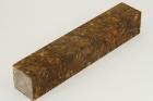 Carrelet  stylo, Loupe d'Erable Ngundo stabilis marron, ref:SLpErs56730ma