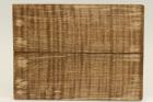 Plaquettes pour la coutellerie, Erable sycomore ond stabilis marron, ref:PESOs59362ma